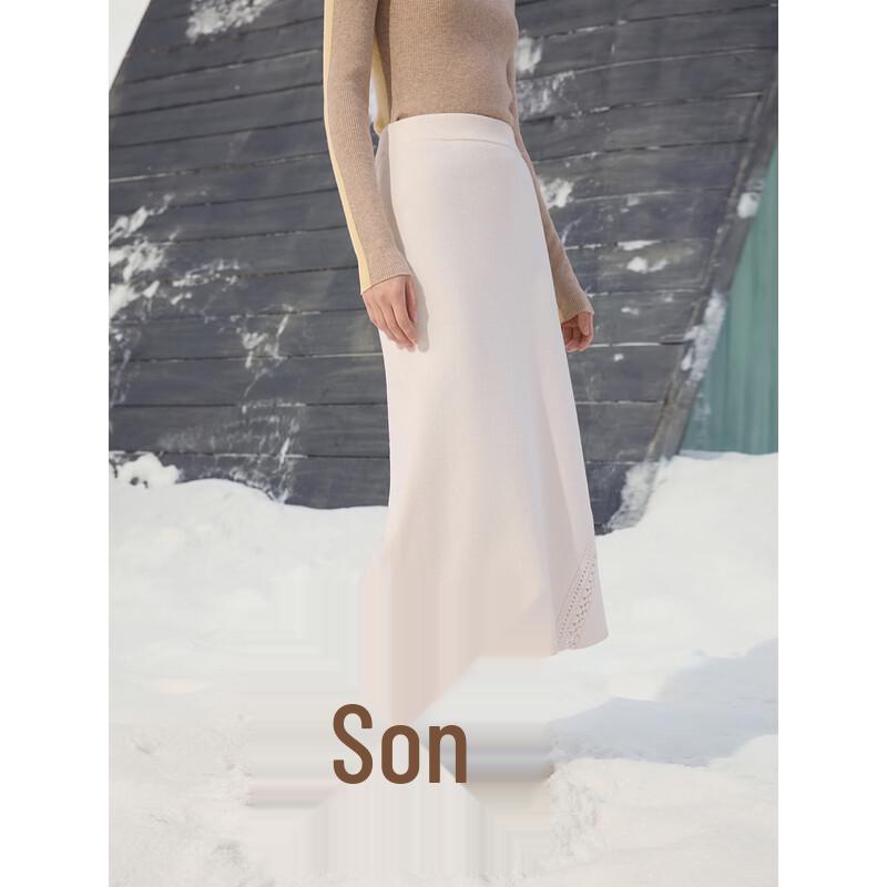 ELLE French Style Crochet Midi Skirt