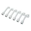 6PCS Fuel Injector Line Injection Socket Set 12in 12mm 14mm 16mm 17mm 18mm 19mm Fuel System Tools