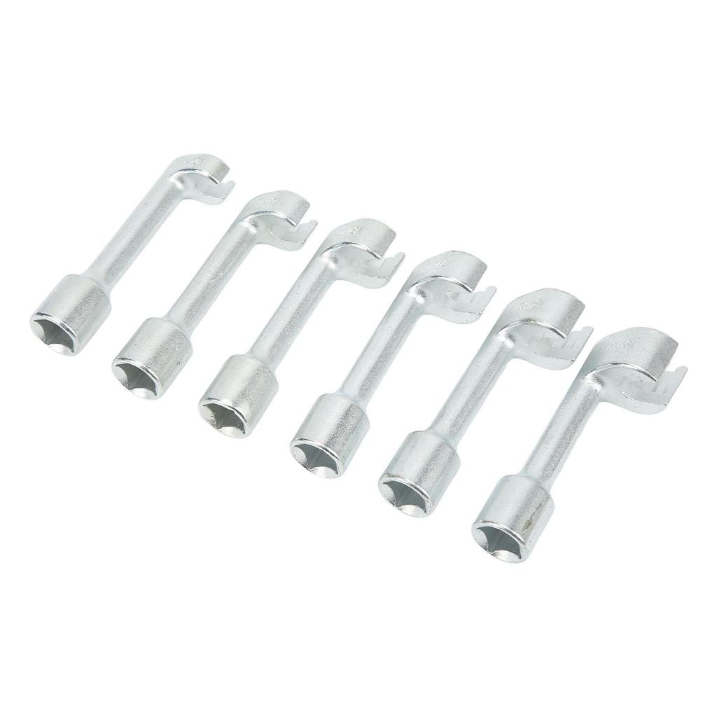 6PCS Fuel Injector Line Injection Socket Set 12in 12mm 14mm 16mm 17mm 18mm 19mm Fuel System Tools