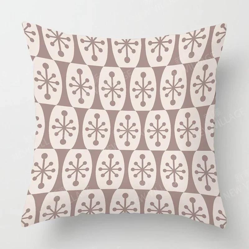 

Скандинавский Осенний Домашний Декор Осенняя Наволочка для Подушки-Пледа Чехол для Подушки на Диван Современная Геометрия 66x66cm