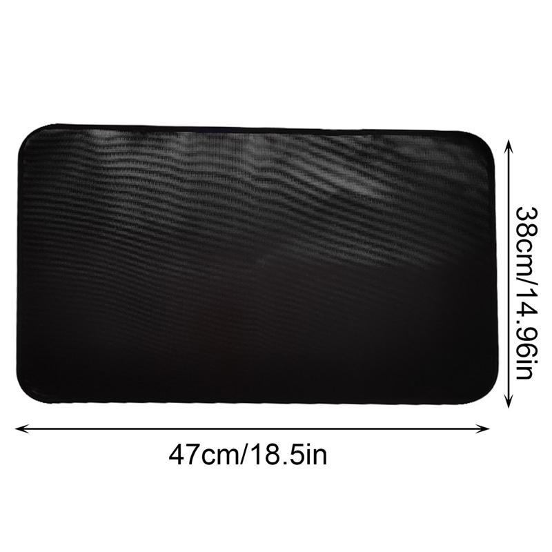 

Коврик для барбекю, антипригарный коврик для гриля, жаропрочный, огнестойкий коврик для гриля, для выпечки на открытом воздухе, кухонный инструмент для барбекю, многоразовые коврики для гриля чёрный