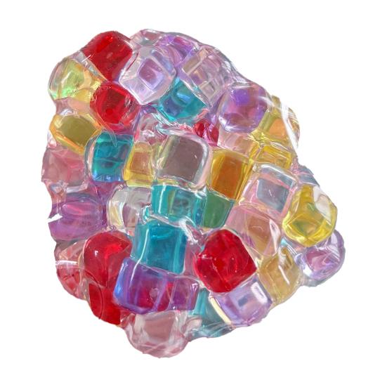 

Yousheng Bead Filled Crunchy Stress Ball Anxiety Relief Shapeable Squeeze Ball Sensory Toy Portable Travel Moldable Ball Pinch Fidget Toy