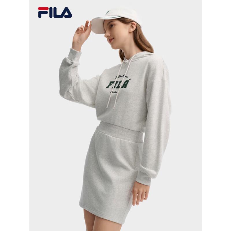 FILA Women s Hooded Knit Sweatshirt Dress L