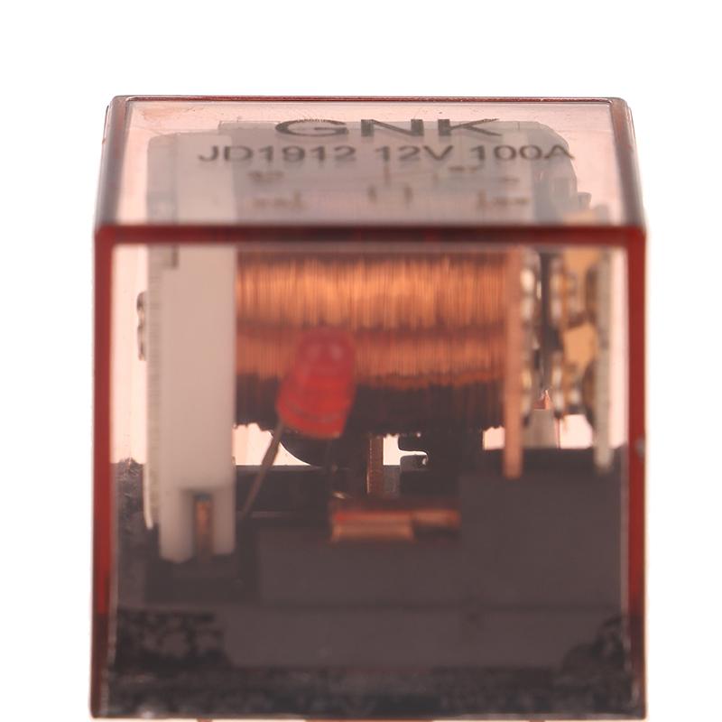 Dc 12V 24V Waterproof Automotive Relay 4/5Pin Spdt Car Control Device 100A With Light Car Relays Control Switch