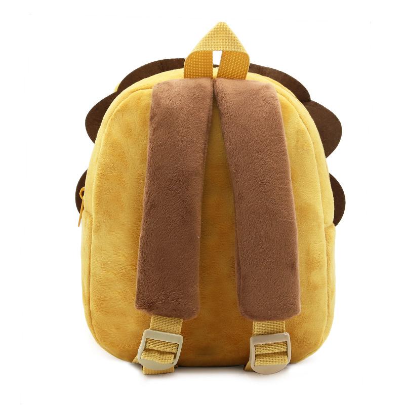 Cartoon Animal Lion Children Schoolbag 2-4 Years Old Backpack Plush Backpack Early Childhood Education Bag