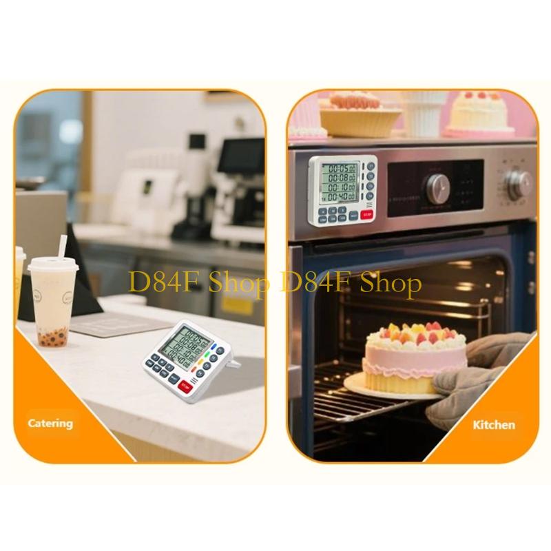 D84F 4 Channel Digital Timers With Independent Countdowns Multiple Task Timers For Lab Cooking And Sports Precise To The Second2