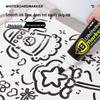 Erasable Large-Capacity Whiteboard Marker with Thick Round Tip for Office and Teaching.
