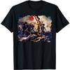 T-shirt Famoso Dipinto di Delacroix La Libertà che Guida il Popolo