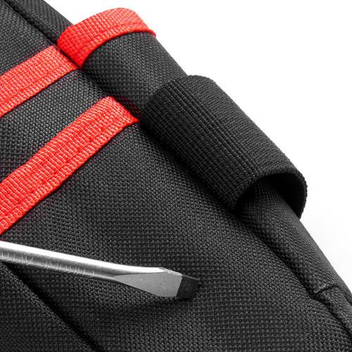 Werkzeugtasche, Hüfttasche, Werkzeug- und Zubehöraufbewahrung, Multifunktionstaschen, Kompaktes Design, Abnehmbare Hüfttasche, Karabinerhaken, Gürtel enthalten, Für die Arbeit