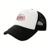 Im That Nana Sorry Not Sorry Graphic Print Trucker Hat Polyester Mesh Baseball Cap Casual Outdoor Cap