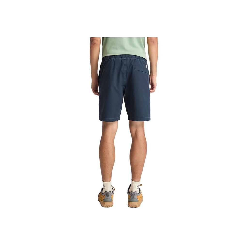 Timberland Ss25 Brand Logo Solid Color Outdoor Lace-Up Breathable Five-Point Casual Shorts Men Shorts Deep-Sapphire-Blue A6EY1-433