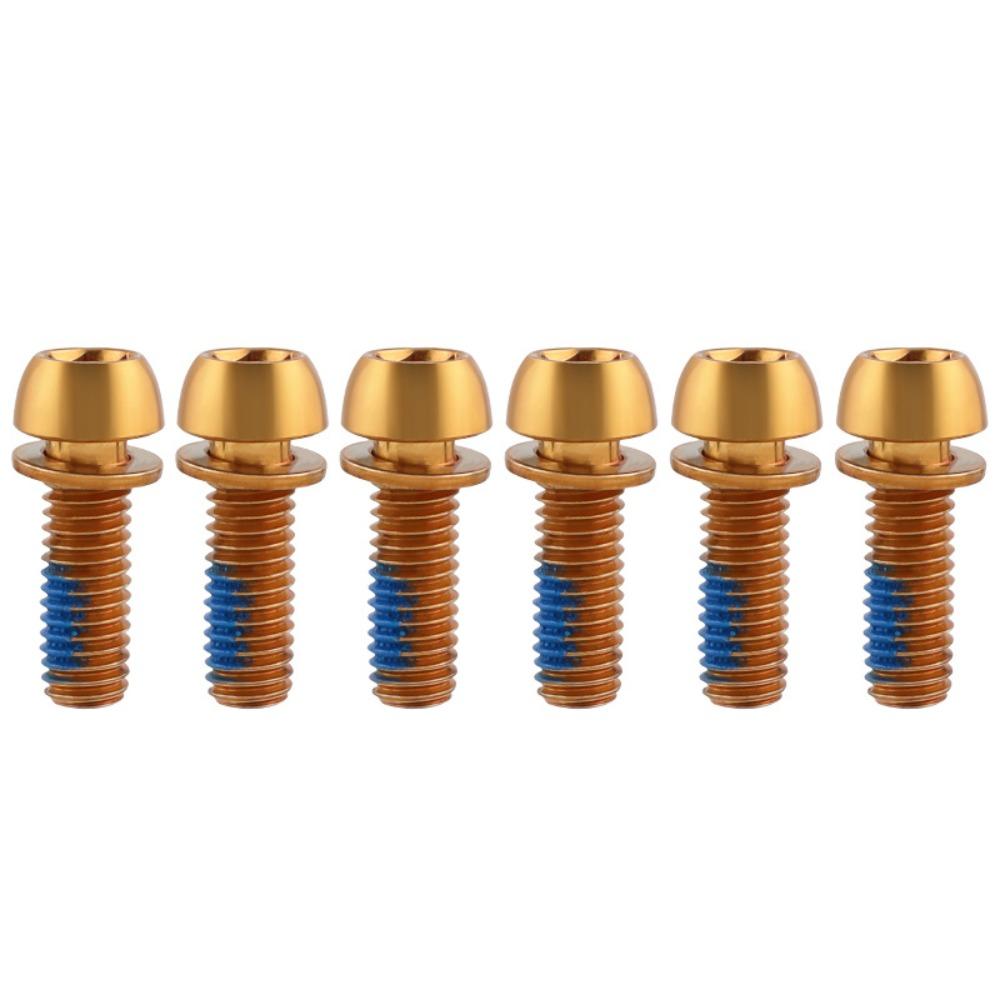 Titanium-plated Bicycle Handlebar Screws Stainless Steel Bicycle Disc Brake Caliper Bolt Folding
