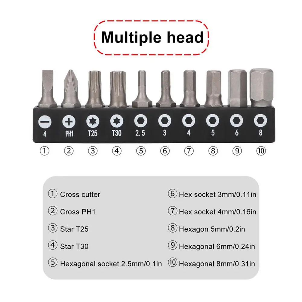 Bike Multi Screwdriver Kit, Tire Lever Wrench Kit, Bicycle Multitool Portable Bike Tool For Travel Home