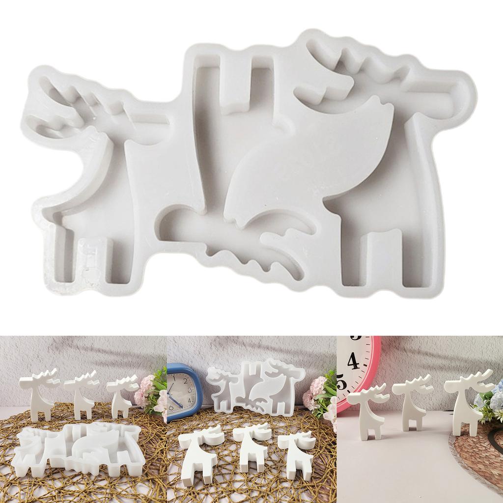 Fashionable Sturdy Silicone Candle Mould Stylish Resin Castes Mould for Craft Supplies Soap Making and Home Decoration