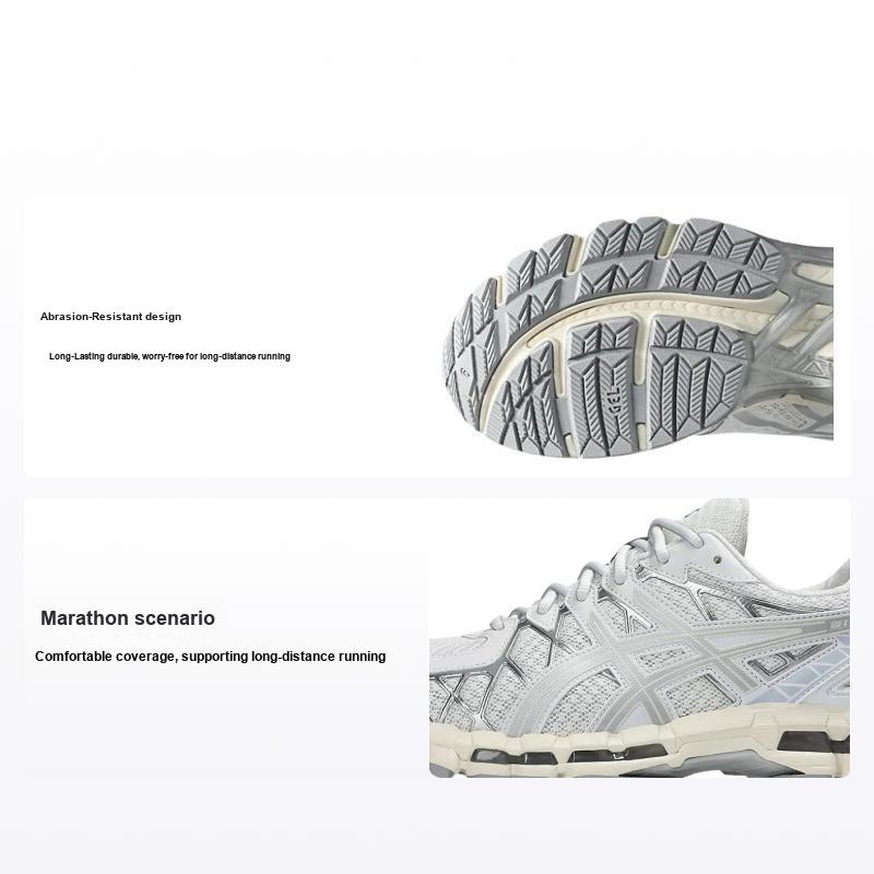 Кроссовки унисекс ASICS Gel Kayano 20 Белые Чистое серебро 1203A388-100 42.5