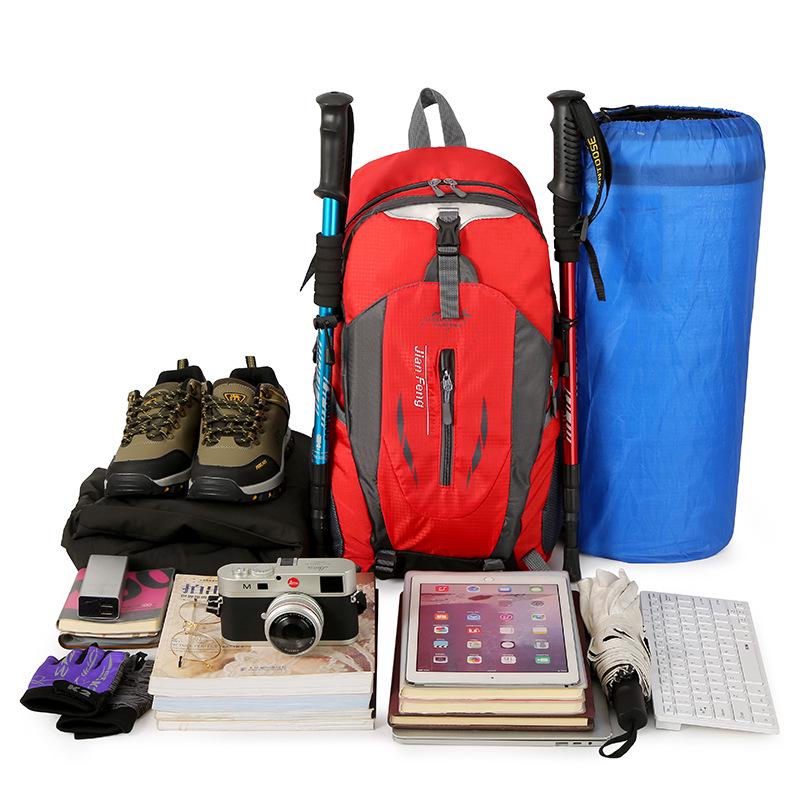 Men's 40L Lightweight Multi-layer Hiking and Fitness Backpack for Outdoor Activities