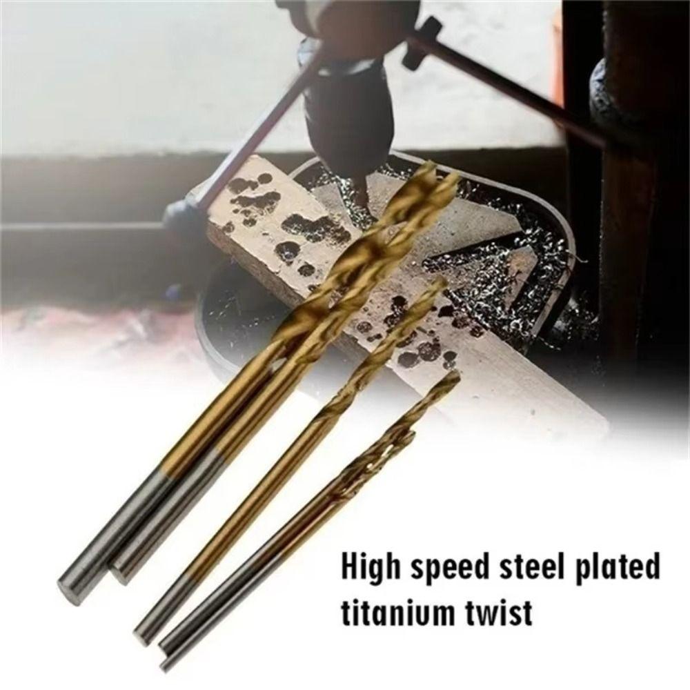 1-3mm Small Drill Bit Titanium Plated Hole Cutter Multifunctional Woodwork Drill