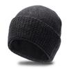 56-65Cm Big Size Knitted Hat For Men Caps Fashion Simple Keep Warm Skullies Beanies Solid Autumn Winter Beanie Cap Trendy Style