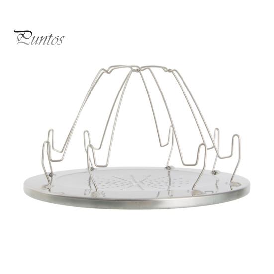 

Подставка для тостера из нержавеющей стали для кемпинга, тостер для 4 ломтиков хлеба, портативная подставка для тостера для пикника и походов серебряный