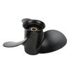 Boat Motor Propeller 3 Blades 14 Spline Teeth Right Rotation Aluminum Alloy for 9.9‑20HP Outboard Engines