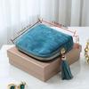 Luxurious Jewelry Organizer Pouches with Tassel Accents Multi Compartment Fabric Storage Bags for Necklaces, Bracelets, Earrings Ideal for Travel
