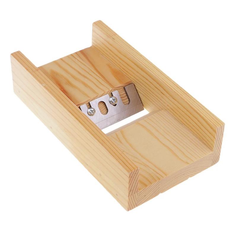 1PC Wooden Beveler Planer Handmade Soap Candle Loaf Mold Cutter Cutting Tools Craft Making Tool Trimmer