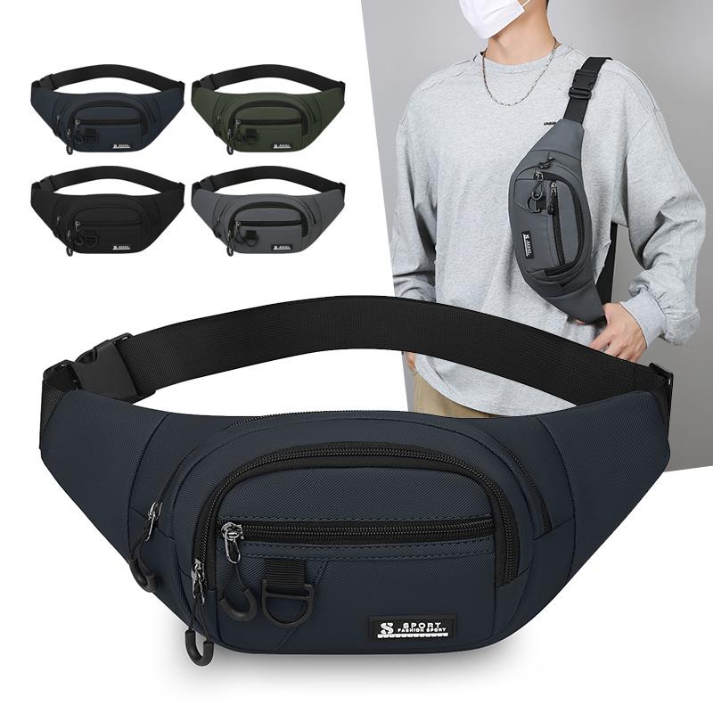 Ultra Light Outdoor Men's Waist Bag Running Chest Bag Large Capacity Crossbody Bag