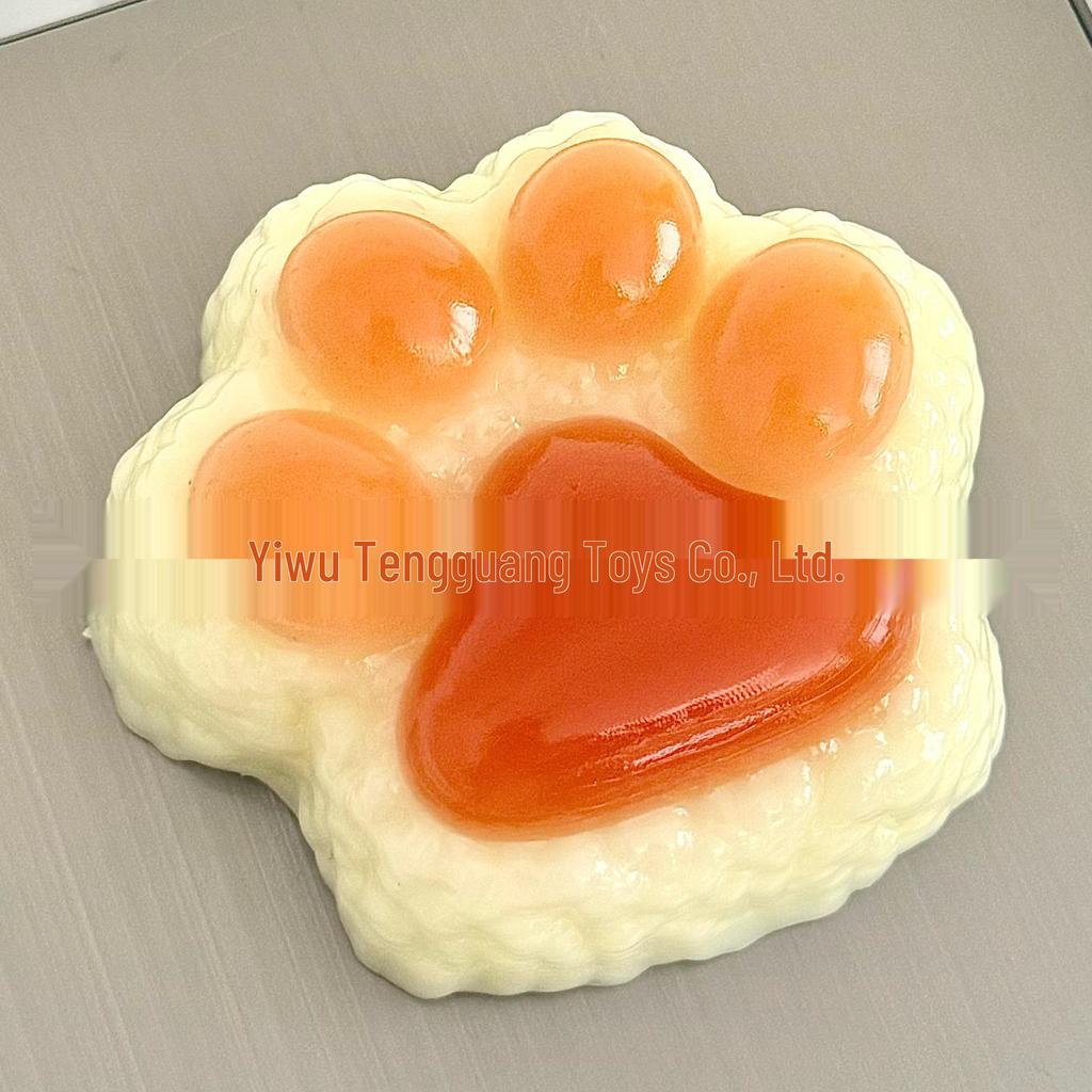 Viral Giant Plush Cat Paw Squishy Toy – Stress-Relief with a Soft, Pinchable Texture