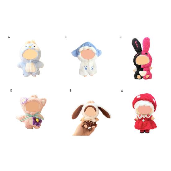 Doll Clothes Set for 17cm Doll Easy Wear And Replace Baby Clothes Creative Doll Outfit for Doll Lover