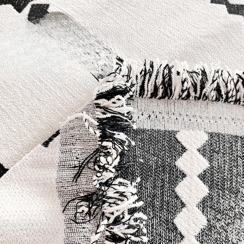 Nordic High-Grade Sofa Cover Towel Universal All-Covered Dust Cover Black Line Living Room Sofa Cover Universal Cover