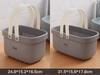Portable Handle Bath Basket Plastic Mesh Basket Bathroom Shower Wash Bath Large Capacity Storage Basket Toilet Cleaning Supplies
