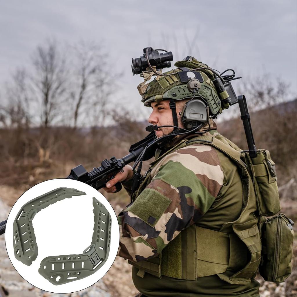 Taktischer FAST Helm Seitenführungsschiene ARC Helm-Montageschiene Jagd Airsoft FAST Helm Zubehör