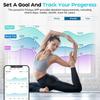 Scale for Body CHWARES Rechargeable Weight Scale with Large LCD Smart Digital Bathroom Scale with Body Fat 15 Metrics Body Composition Analyzer for