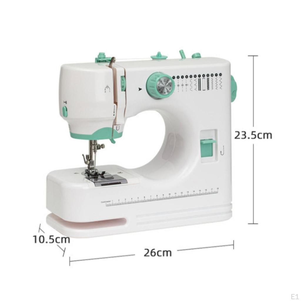 Portable Electric Sewing Machine Compact Small Household Appliance for