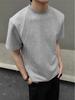 Gray Men's Cleanfit Drop Shoulder Heavyweight T-Shirt