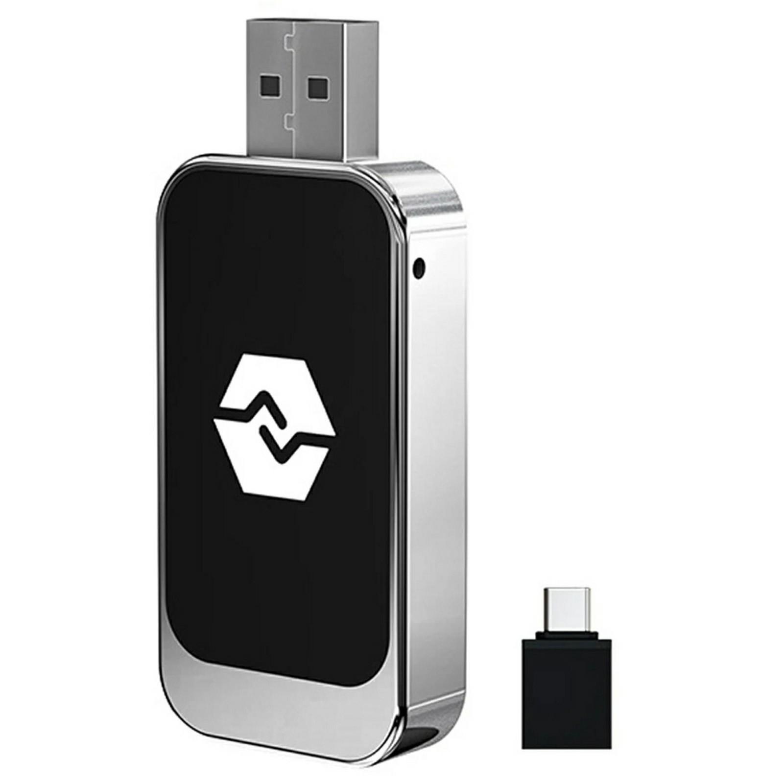 

Q1BZ 2-в-1 Carplay Android Auto Док-станція Адаптер USB Провідний до Бездротового Підключи та Працюй Type A