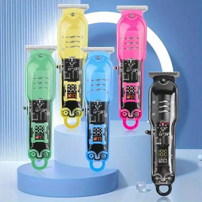 Tagliacapelli Elettrico Ricaricabile Regolabarba Elettrico Strumento per Tagliare i Capelli Rasoio Elettrico per Capelli per Uso Domestico