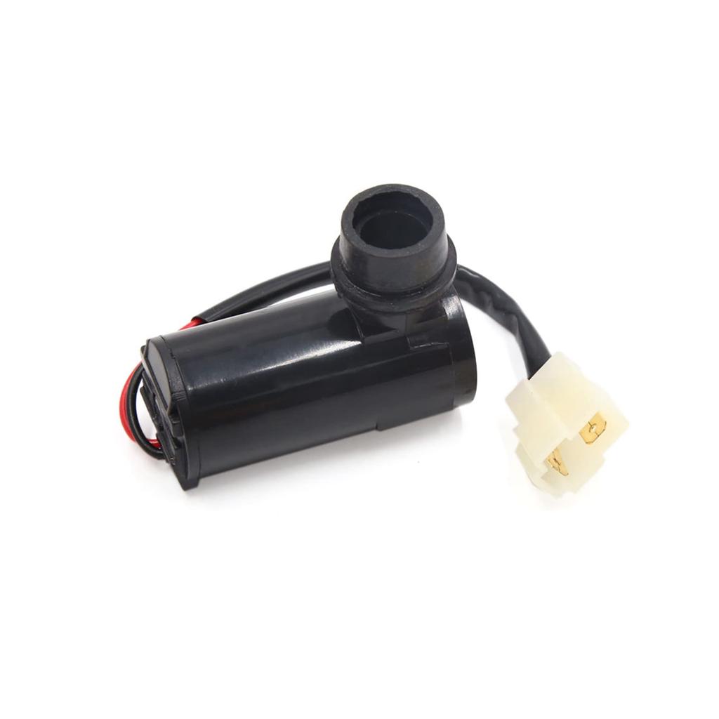 uxcell Universal Windshield Washer Pump Motor 2 Terminals for Car White Black