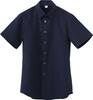 Seven Uniform GH7017-1 Navy Short Sleeve Shirt, Broadcloth, Unisex, Size LL