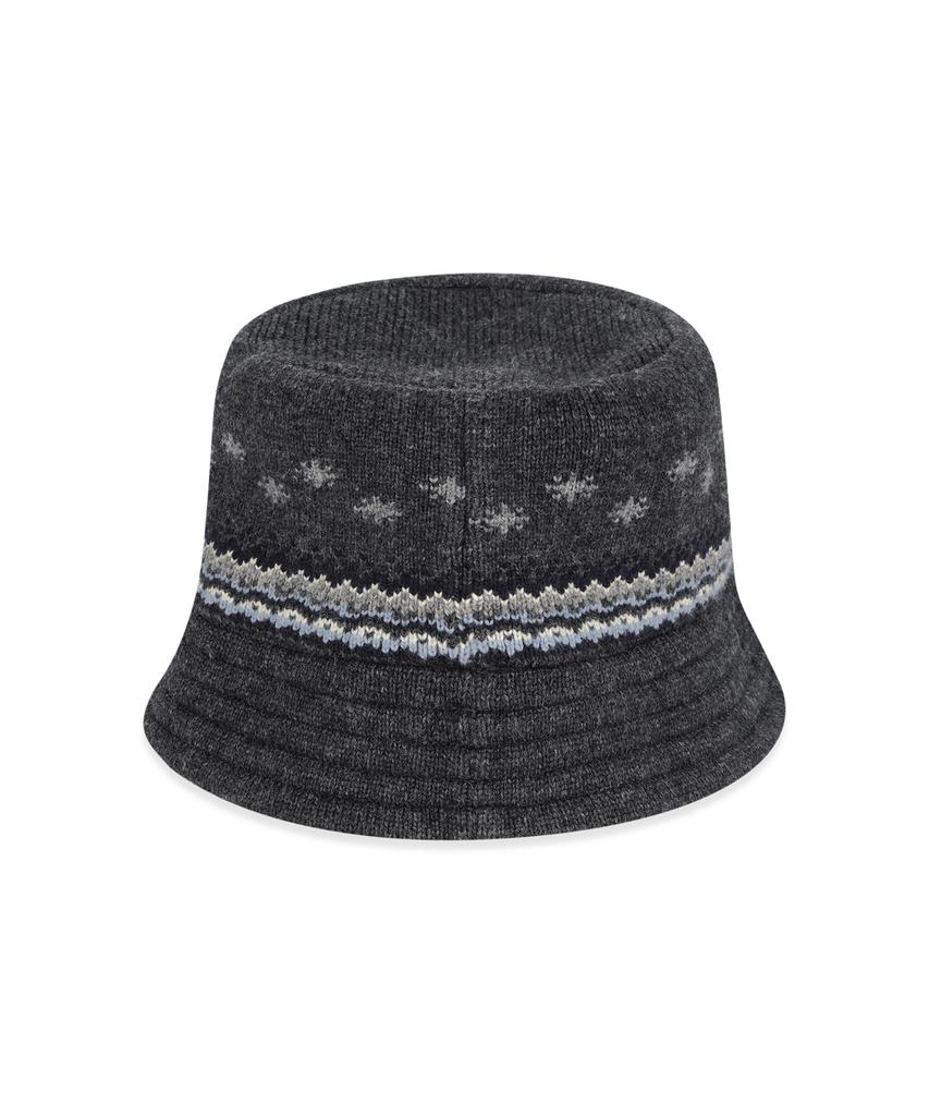 Sseonleobeutueo Knit Bucket Hat Charcoal