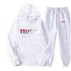 Completo Tuta Jogger con Felpa con Cappuccio Oversize da Uomo - Tessuto Misto Cotone con Stampa Autunnale Casual