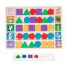 Wooden Color Shape Montessori Toys Matching Game Early Learning Educational Gift For Kids Birthday Christmas Preschool