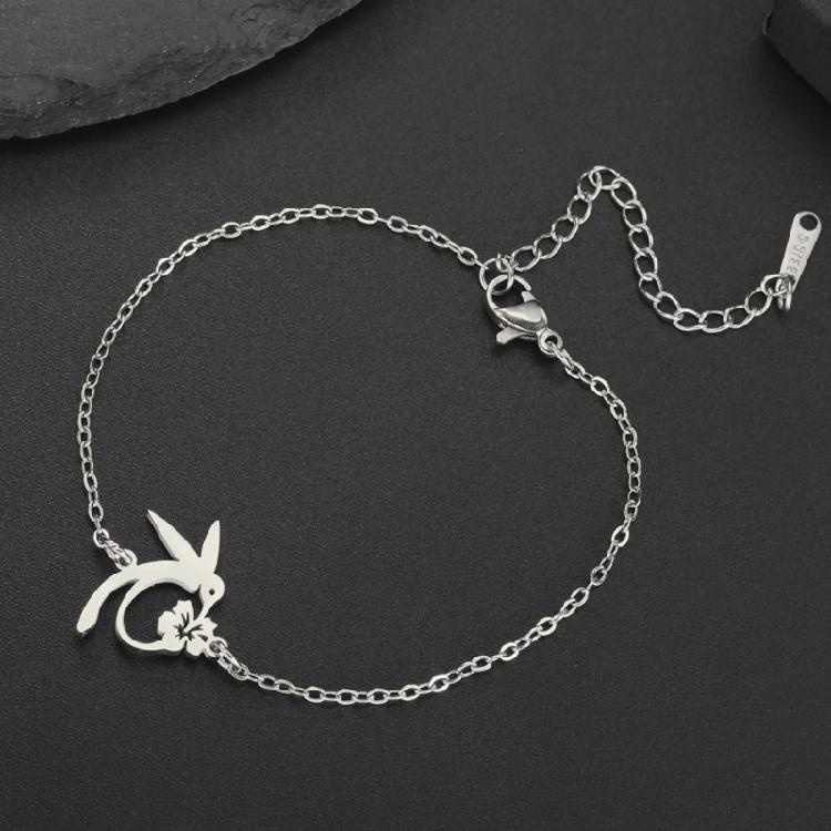 Sophisticated Hummingbird Charm Bracelet Adjustable Chain Handchain Women Fashion Wristband Bohemian Style Accessories