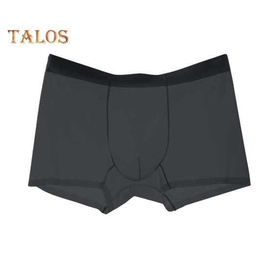 Men Boxer Underwear Mid-rise Elastic Waist U-Convex Shorts Briefs Ultra Thin Transparent Ice Silk Seamless Panties