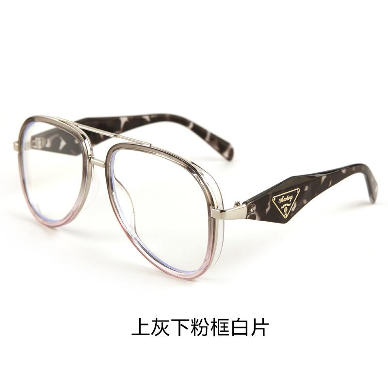 European and American trend metal pilot sunglasses female personality YK street shot glasses men's toad glasses sunglasses fashion trend