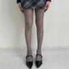 Women See Through Fishnet Mesh Pantyhose Stockings Aesthetic Elegant Hollowed Flower Patterned Tights Leggings Hosiery
