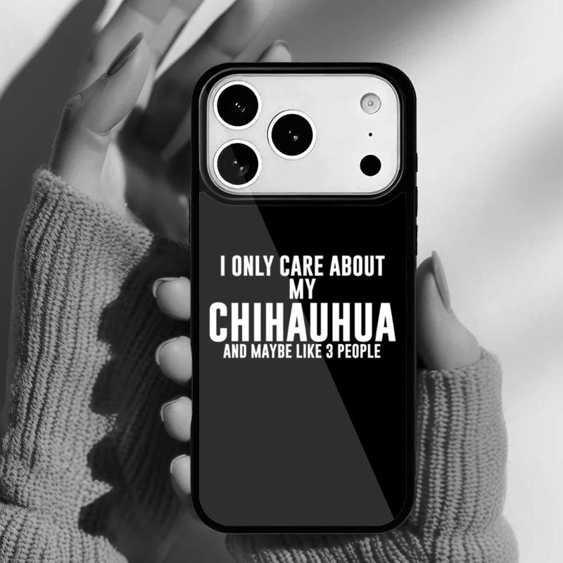 Super Cool Chihuahua Dog Phone Case for iPhone 17 Air 16e 15 14 13 Pro Max Back Cover for 12 11 Pro Coque