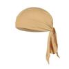 [kakatrend] Bandana Cap Khaki Quick-Dry Sweat-Absorbent Pirate Hat UV Cut Sweatband Men's Breathable Mesh Durag Skull Cap Bandana Heatstroke