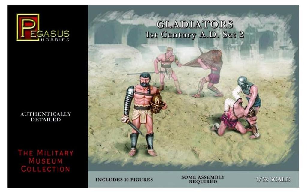 Pegasus Hobby Gladiator Set 2 Plastic Model Kit PH3202 1/32