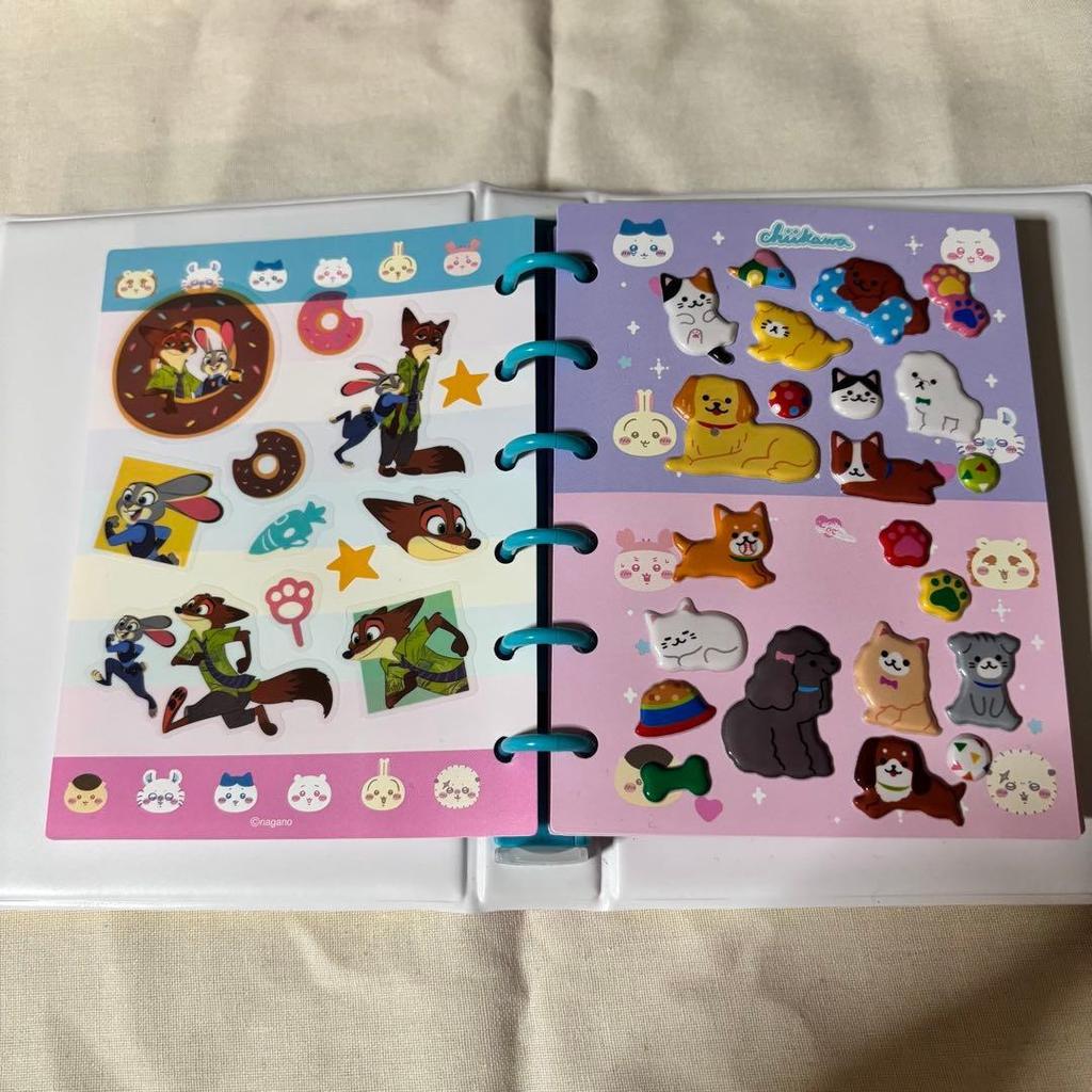 Used Chikawa sticker book finished product